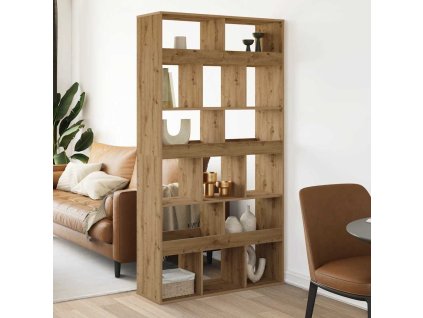 Multidom Knižnica dub artisan 100x33x187,5 cm kompozitné drevo
