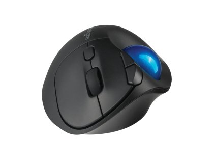 Kensington Pro Fit Ergo TB450 trackball/Ergonomický/Optický/Bezdrôtový 2.4GHz & Bluetooth/Čierny