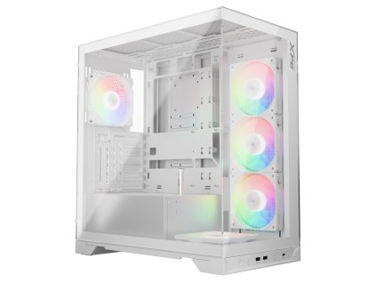 ADATA XPG INVADER X/Midi Tower/Transpar./Biela