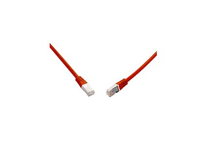 SOLARIX 10G patchkábel CAT6A SFTP LSOH 20m, červený