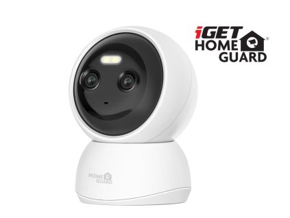 iGET HGWIP222 - WiFi Dual Lens 2K IP kamera s LED + IR nočným videním, zvuk, otočná, CZ aplikácia