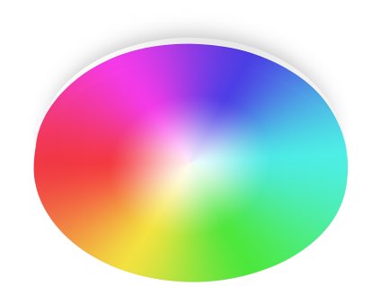 iGET HOME LS2 - Wi-Fi LED svetlo 24W RGB, CCT, 33cm, stmievateľné, samostatné, IP54