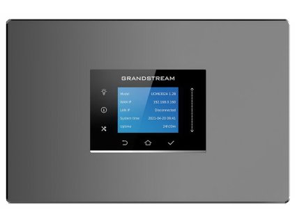 Grandstream UCM6302 Audio VoIP PBX, 500 užív., 75 súb. hov., audiokonf. 75úč., 2xFXO, 2xFXS port
