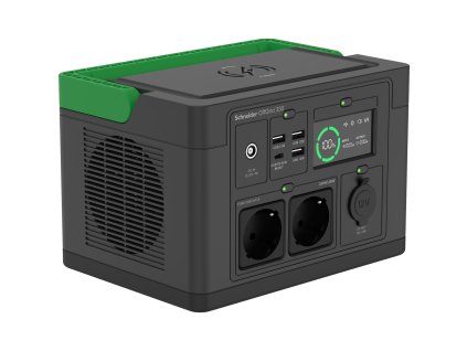 Schneider OffGrid Portable Power Station 330, 332Wh Lithium-ion, 2 Schuko, Sinewave