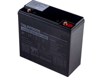 Batéria T6 Power LiFePO4, 12.8V, 30Ah, 384Wh, Bluetooth, T12