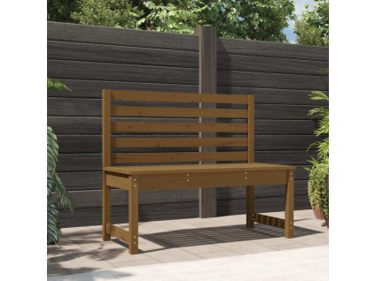 Multidom Záhradná lavica medovohnedá 109 cm masívna borovica