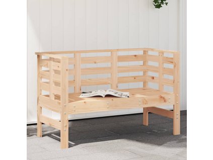 Multidom Záhradná lavica 111,5x53x71 cm masívna borovica