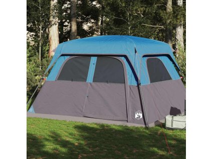 Multidom Rodinný stan chatka 6 osôb modrý vodeodolný