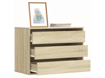 Multidom Rohová komoda so zásuvkami sonoma 80x41x58 cm kompozitné drevo