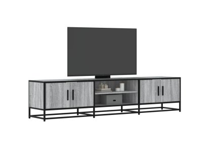 Multidom TV stolík sivá sonoma 180x35x41 cm kompozitné drevo