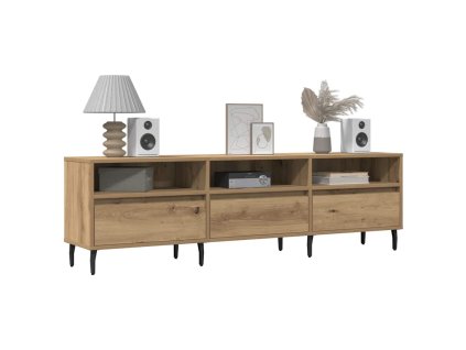 Multidom TV skrinka dub artisan 150x30x44,5 cm kompozitné drevo