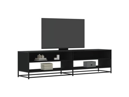 Multidom TV skrinka čierna 180,5x40x46 cm kompozitné drevo