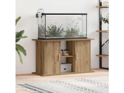 Multidom Stojan na akvárium, dubový, remeselný, 101x41x58 cm, umelé drevo