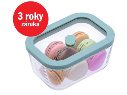 STATUS Viva sklenená vákuová dóza 0,5l 131101, mint