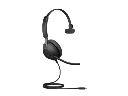 Jabra Evolve2 40 SE/Mono/USB-C/Drôt/MS/Čierna