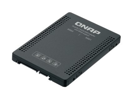 QNAP adaptér QDA-A2MAR (2x M.2 SSD SATA sloty v 2,5'' SATA rámčeku)