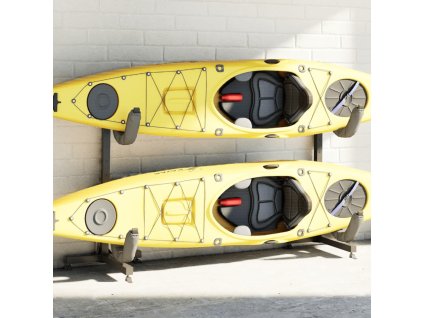 Multidom Stojan pre 2 kajaky 250x57x127,5 cm oceľ