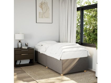 Multidom Rám postele bez matraca Taupe 90x190 cm Látka