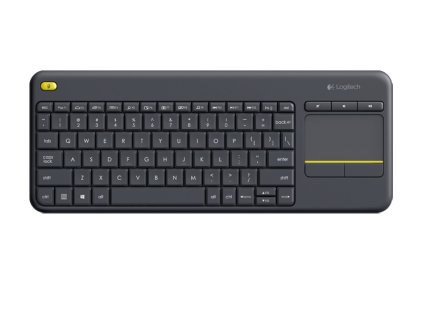 Logitech K400 plus/Bezdrôtová USB/US layout/Čierna