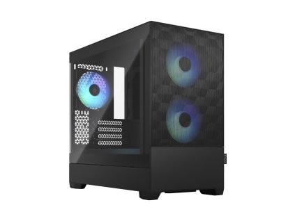 Fractal Design Pop Mini Air RGB Black TG Clear Tint/Micro Tower/Transpar./Čierna
