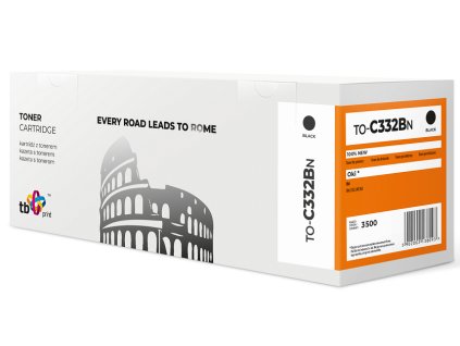 Toner TB kompatibilný s OKI C332 TO-C332BN BK
