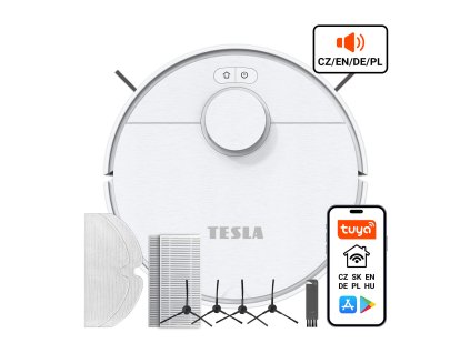 TESLA RoboStar iQ550 - robotický vysavač (bílá barva)