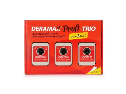 Deramax-Profi-Trio odpudzovač, sada plašičov kún a hlodavcov