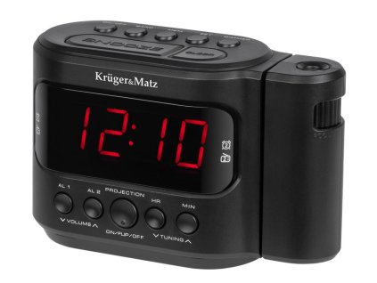 Rádiobudík s projekciou Kruger&Matz KM0827