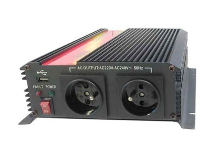 Měnič napětí Carspa CAR1.6K 12V/230V 1600W