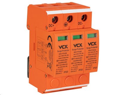 Přepěťová ochrana VCX DC třída T1T2 (B+C) 3P 1200V 5kA Professional Plus