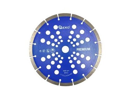 Diamantový rezný kotúč segmentový 350x32x10 mm, GEKO G78315