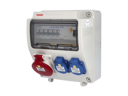 v165 - ZSF20100000.1 /3957 Zás.skříň IP54 jištěná s chráničem 40/4/003