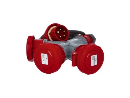 Rozbočovač (adaptér) 31021 IP67 400V/16A/5P, 3 vývody, kabel 2m - SpeedPRO