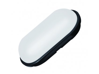 LED Svietidlo plafoniera ovál 15W 4000K čierne IP54 CABE ELWATT
