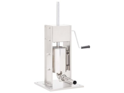 Multidom Ručná plnička na klobásy strieborná nehrdzavejúca oceľ 3 l