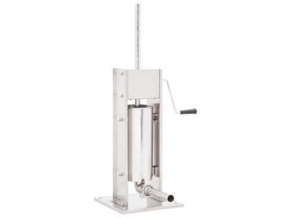 Multidom Ručná plnička na klobásy strieborná nehrdzavejúca oceľ 5 l