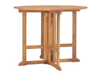 Multidom Skladací záhradný jedálenský stôl 90x90x75 cm tíkový masív