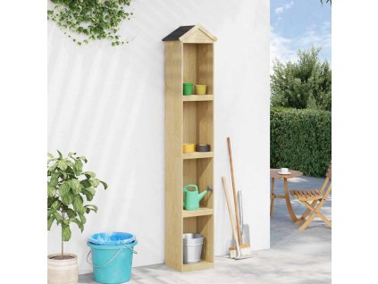 Multidom Záhradná kôlňa na náradie 40x33x222 cm impregnovaná borovica