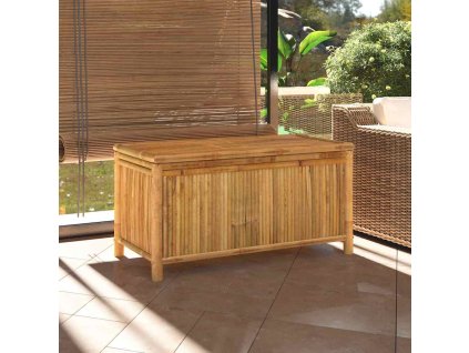 Multidom Záhradný úložný box 110x52x55 cm bambus