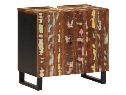 Multidom Umývadlová skrinka 62x33x58 cm recyklované a kompozitné drevo