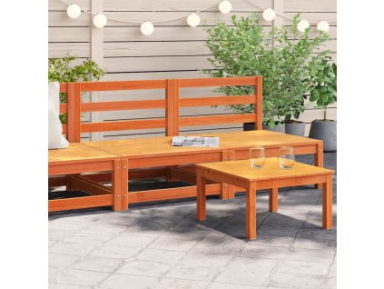 Multidom Záhr. pohovky bez podrúčok 2 ks voskové hnedé mas. borovica