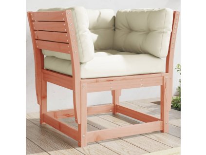 Multidom Záhradná pohovka s opierkami+podložky, masívna duglaska