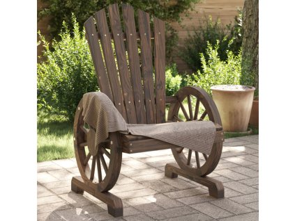 Multidom Záhradné stoličky Adirondack 2 ks jedľový masív