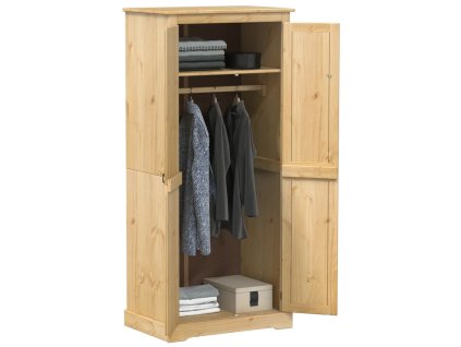 Multidom Šatník Corona 76x50x170 cm borovicový masív