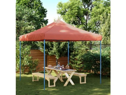 Multidom Skladací pop-up párty stan tehlový 292x292x315 cm