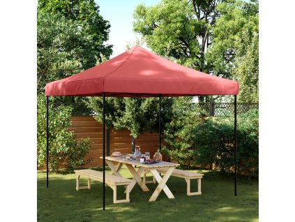 Multidom Skladací pop-up párty stan burgundský 292x292x315 cm