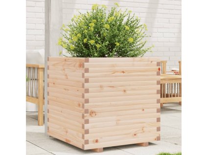 Multidom Záhradný kvetináč 70x70x72 cm borovicový masív