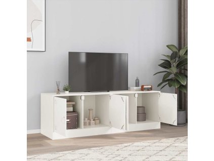 Multidom TV skrinky 2 ks biele 67x39x44 cm oceľ