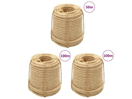 Multidom Sisalové laná 3 ks 14 mm