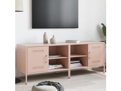 Multidom TV skrinky 2 ks ružové 68x39x50,5 cm oceľ